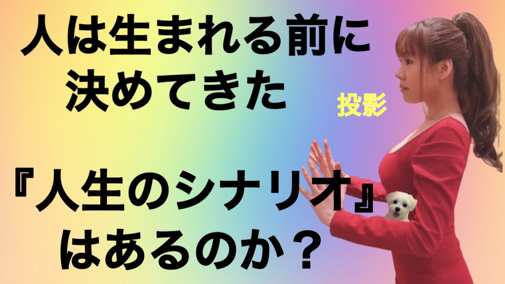 人は生まれる前に決めてきた「人生のシナリオ」があるのか？ そして「投影」について